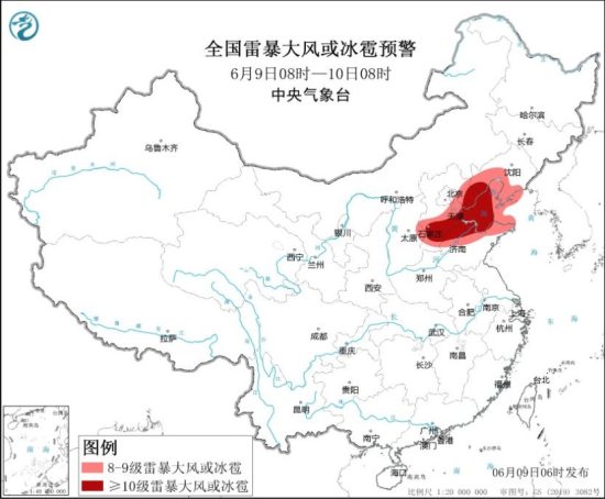 未来三天华北东部、东北南部、黄淮东部等地多阵雨或雷阵雨