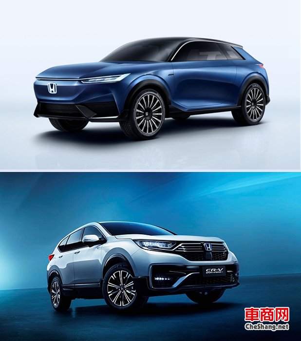Honda首款纯电动概念SUV、CR-V插混版在2020北京车展全球首发