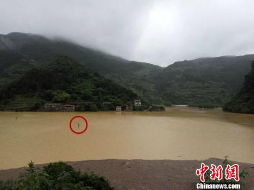 丰都县洪水图片