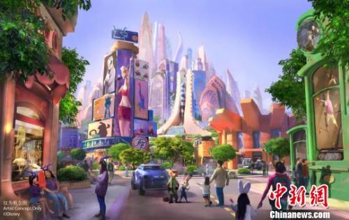 上海迪士尼度假区扩建项目打造全新“疯狂动物城”主题园区