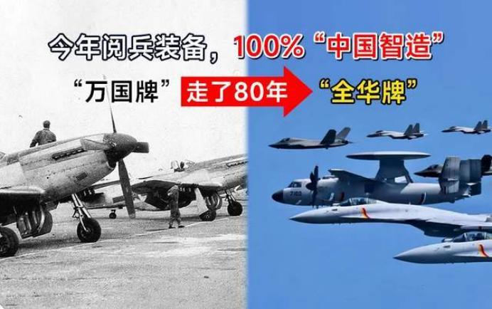 21次大阅兵，80年逆袭路，从万国牌终成全华牌