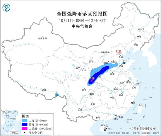预计未来三天四川盆地西部、陕西南部等地仍多降雨