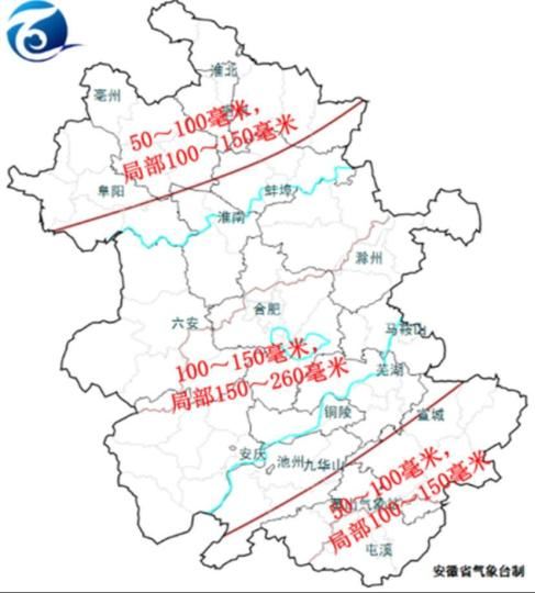 安徽江淮之间入梅 局部未来十天降雨总量超200毫米