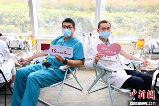 2020-2022年期间上海市无偿献血比例最高已达每千人15.24人次 倡导“献-供”联动模式