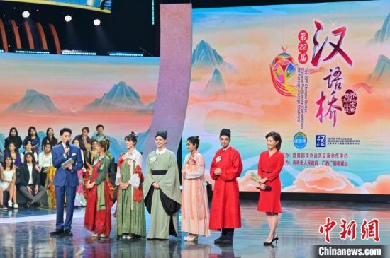 第22届“汉语桥”世界大学生中文比赛总决赛 塞尔维亚李一帆(IVA　ILIC)获得全球总冠军