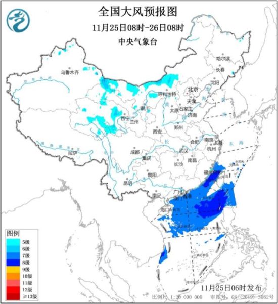 26-28日较强冷空气将影响长江以北大部地区