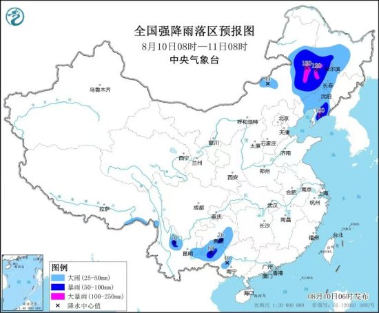 10日白天四川东部、重庆及贵州东部等地有35℃以上高温天气