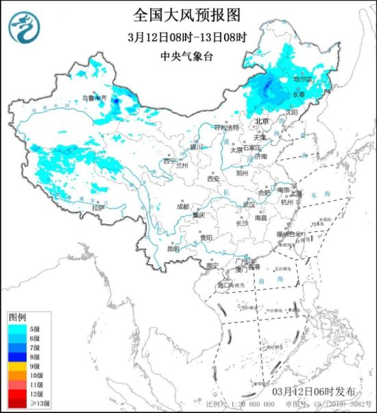 12日至15日白天 南方地区持续阴雨天气