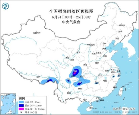 今天起至27日西南地区东部等地将出现新一轮较强降水过程