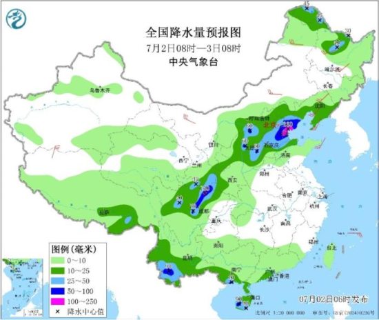 中央气象台：2日至6日四川盆地西部等地有持续性降雨 累计雨量或可超400毫米