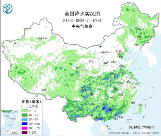 今天广东降雨基本结束 广西北部仍有大到暴雨