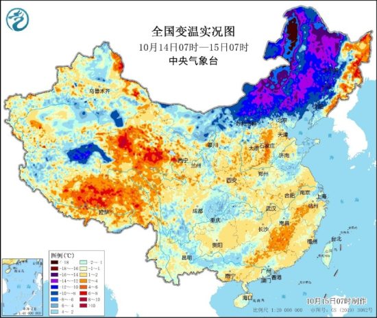 16-18日中东部地区将迎来大范围降水过程