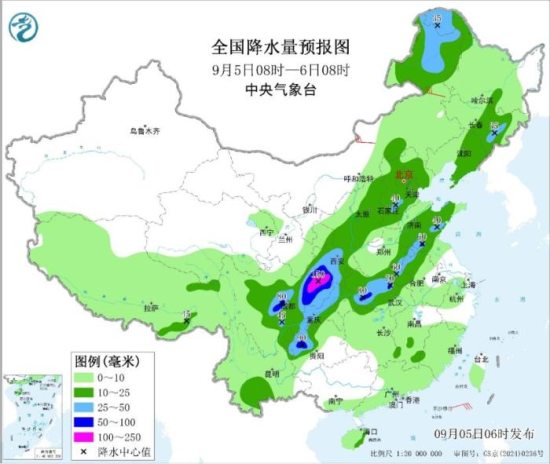 截至9月8日江南大部、华南北部及重庆仍多高温天气